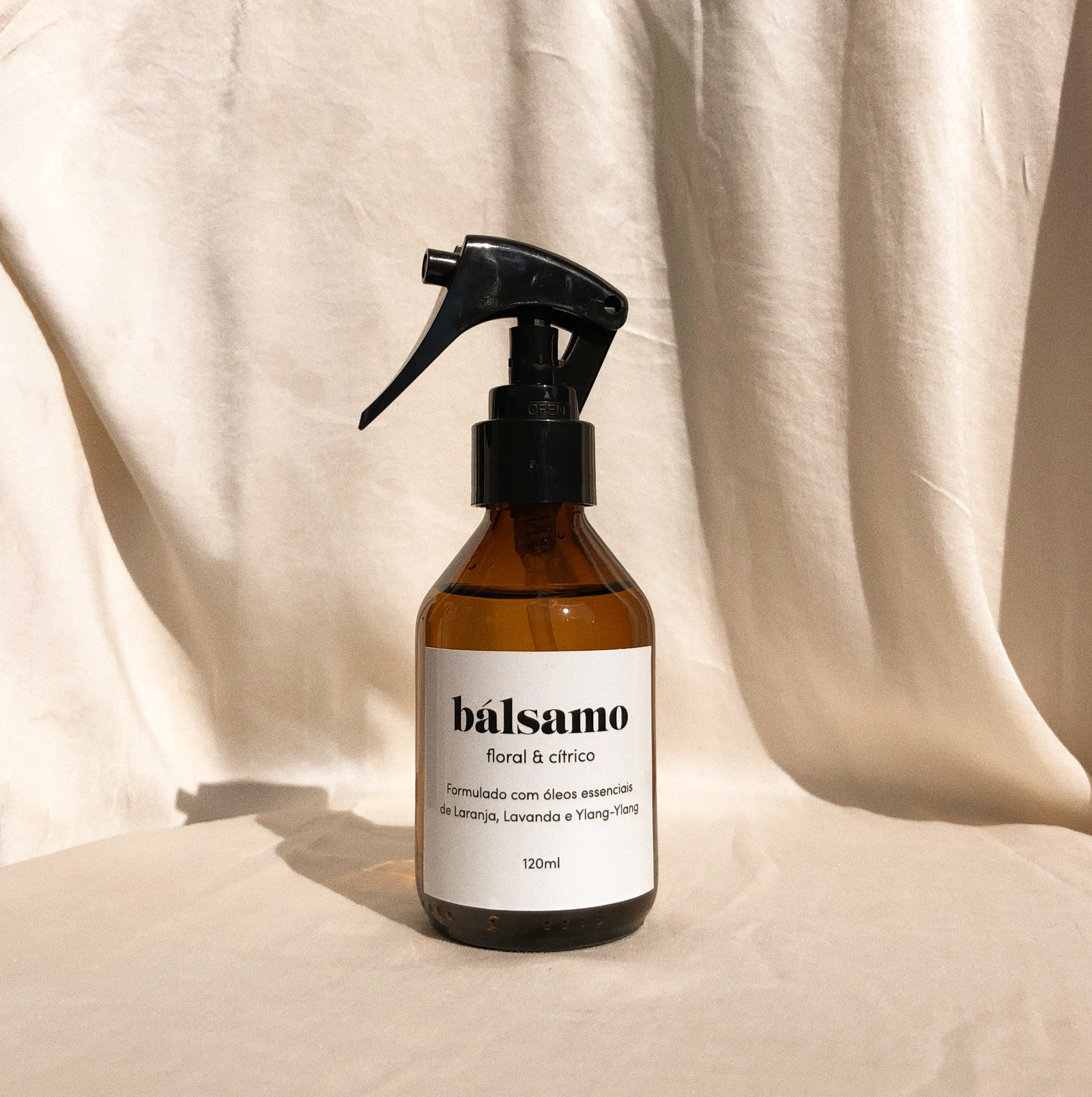 Home Spray Floral Cítrico Vidro Ambar 120ml